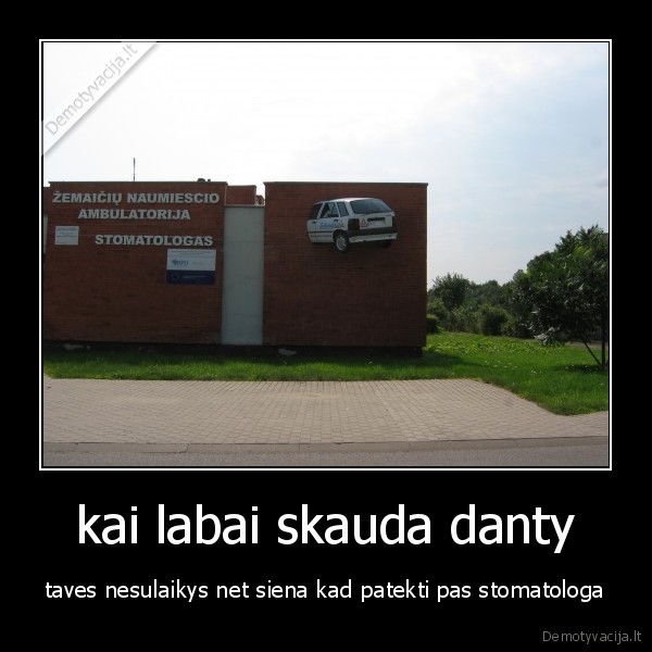 kai labai skauda danty