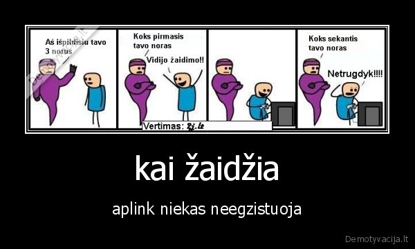 kai žaidžia