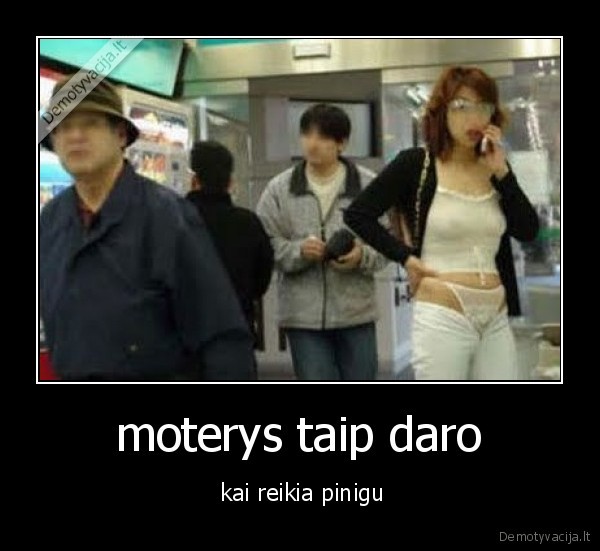 moterys taip daro