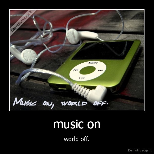 music on