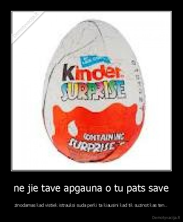 kinder, surprise