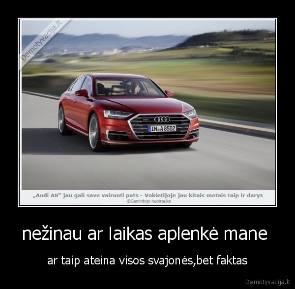 nežinau ar laikas aplenkė mane 