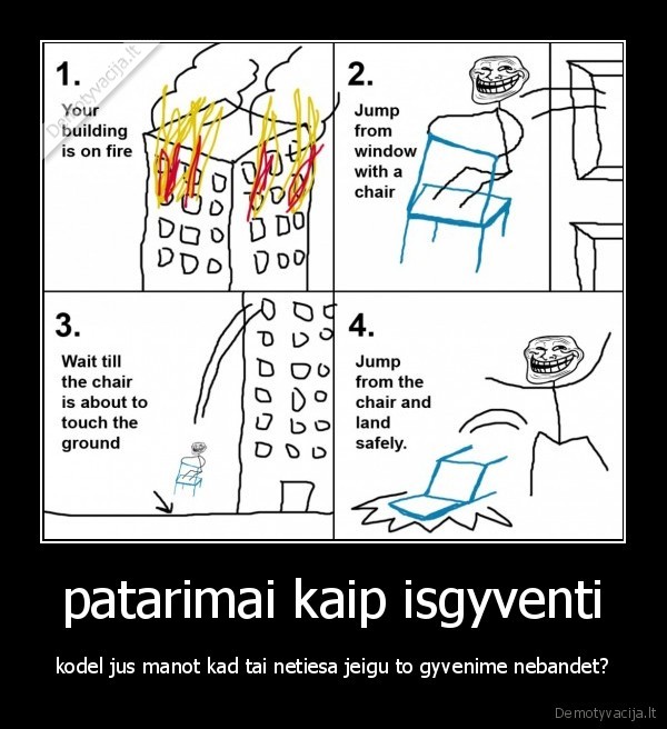 patarimai kaip isgyventi