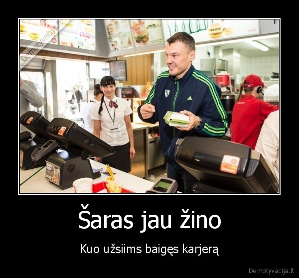 sarunas, jasikevicius,mcdonalds,karjeros, pabaiga