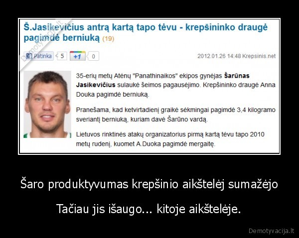 jasikevicius, sarunas, krepsinis, sunus