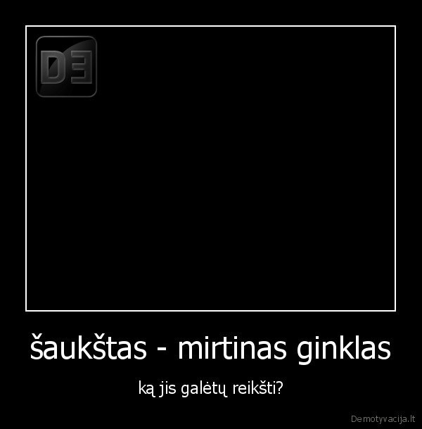 šaukštas - mirtinas ginklas