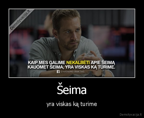 seima,viskas