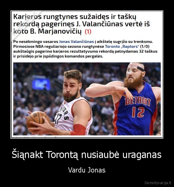 jonas, valanciunas,toronto, raptors,32, taskai