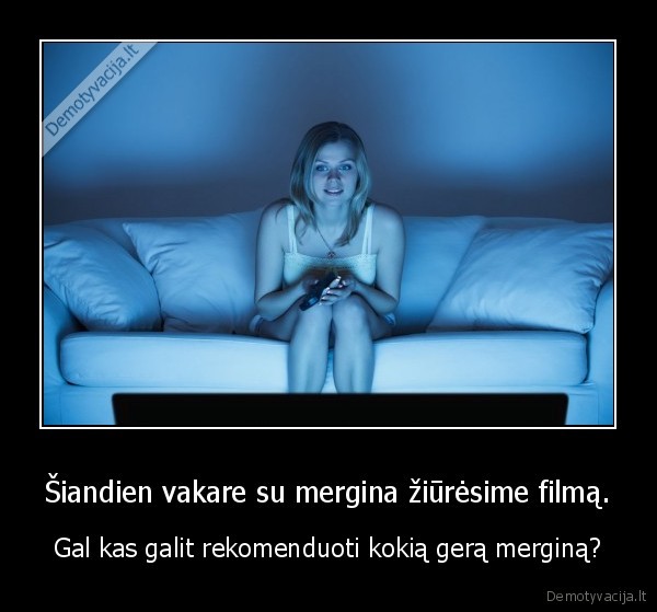 mergina,filmas