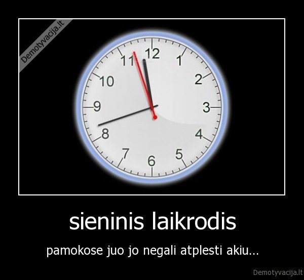 sieninis laikrodis