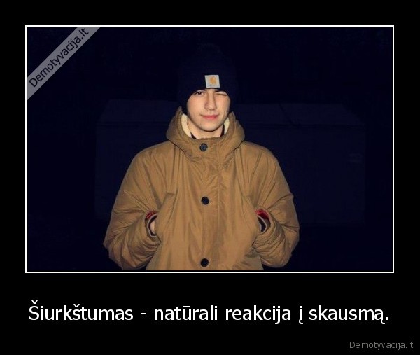 Šiurkštumas - natūrali reakcija į skausmą.