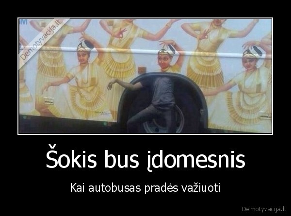 Šokis bus įdomesnis