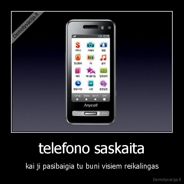 telefono saskaita