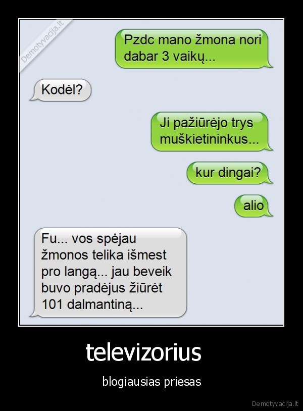 televizorius  