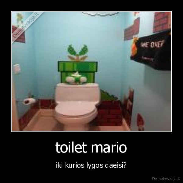 toilet mario