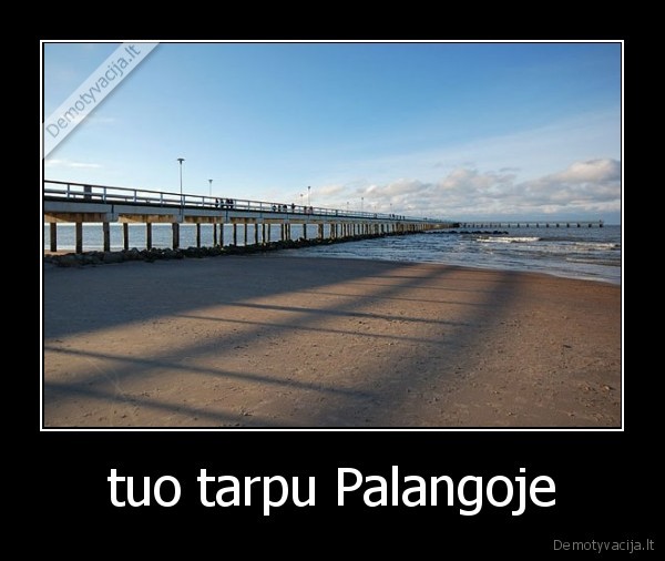 tuo tarpu Palangoje