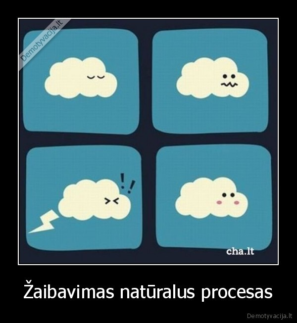 Žaibavimas natūralus procesas