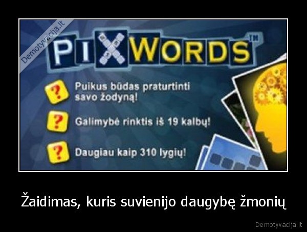 Žaidimas, kuris suvienijo daugybę žmonių