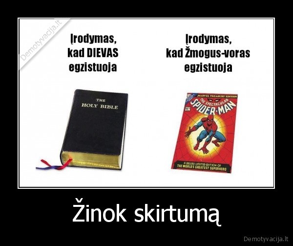 Žinok skirtumą