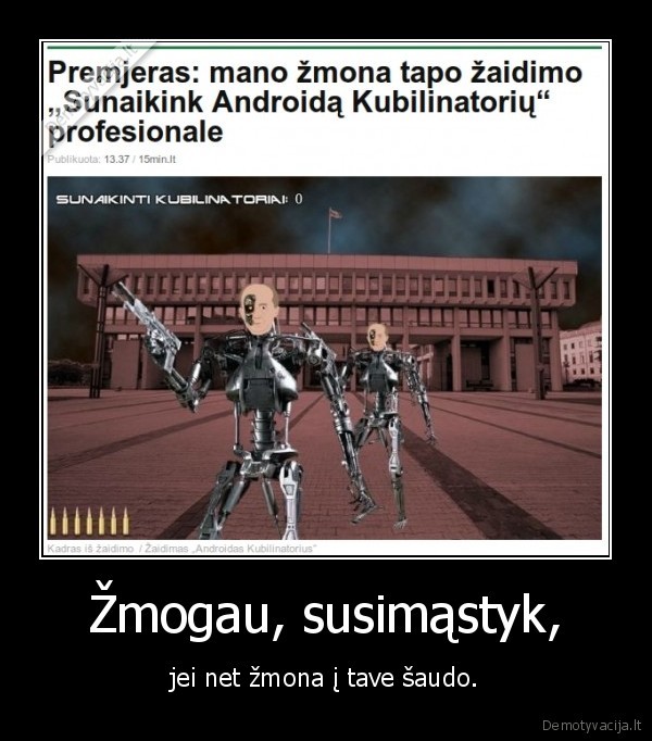 Žmogau, susimąstyk,