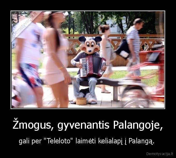 Žmogus, gyvenantis Palangoje,