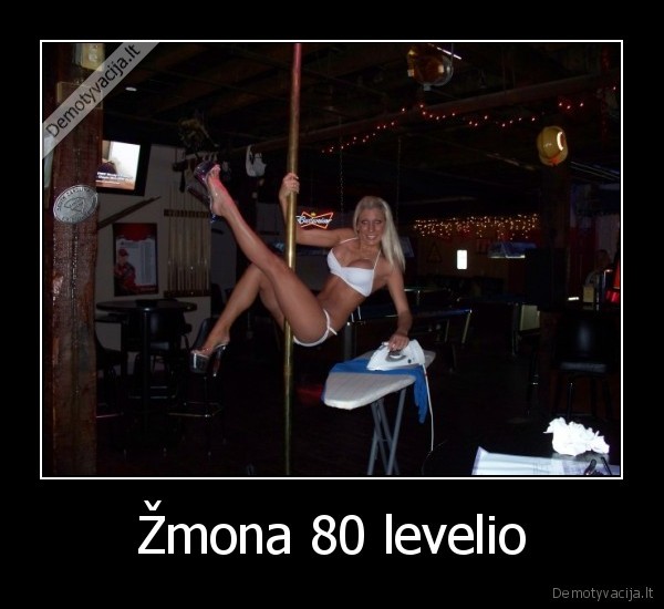 Žmona 80 levelio