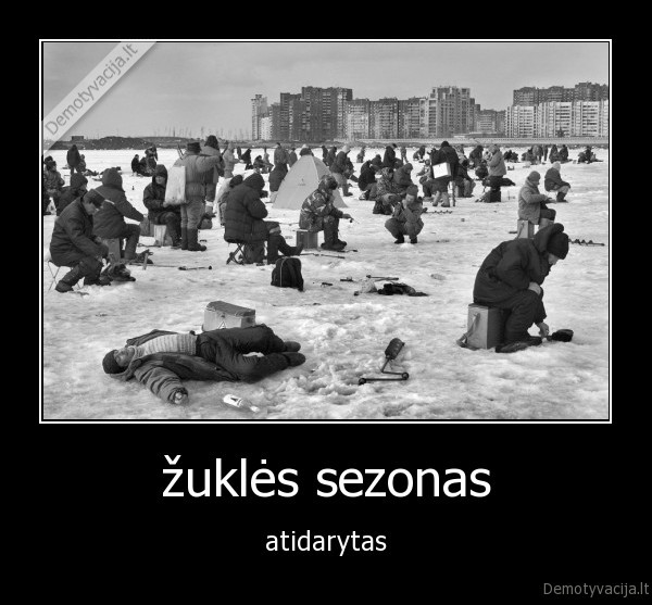 žuklės sezonas