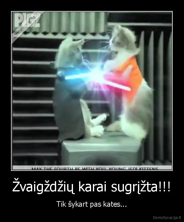 Žvaigždžių karai sugrįžta!!!