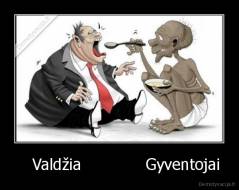    Valdžia             Gyventojai - 