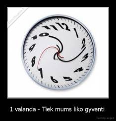 1 valanda - Tiek mums liko gyventi  - 