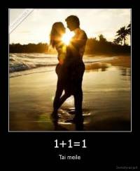 1+1=1 - Tai meile