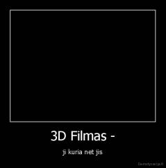 3D Filmas - - ji kuria net jis