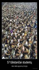57 tūkstančiai studentų - laiko dailės egzaminą Kinijoje