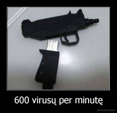 600 virusų per minutę - 
