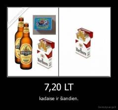 7,20 LT - kadaise ir šiandien.