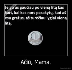 Ačiū, Mama. - 