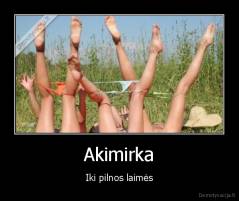 Akimirka - Iki pilnos laimės