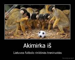 Akimirka iš - Lietuvos futbolo rinktinės treniruotės