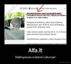 Alfa.lt - Raštingiausia svetainė Lietuvoje!