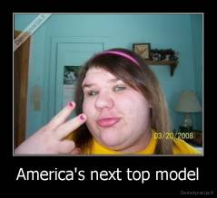 America's next top model - 