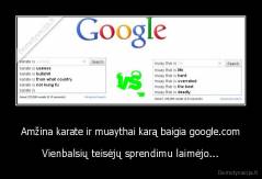 Amžina karate ir muaythai karą baigia google.com - Vienbalsių teisėjų sprendimu laimėjo...