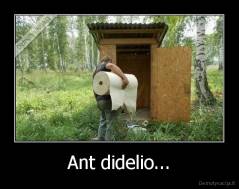 Ant didelio... - 