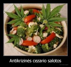Antikrizinės cezario salotos - 