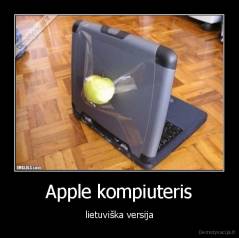Apple kompiuteris - lietuviška versija