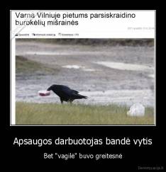 Apsaugos darbuotojas bandė vytis - Bet "vagilė" buvo greitesnė