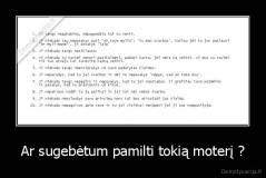 Ar sugebėtum pamilti tokią moterį ? - 