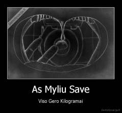 As Myliu Save - Viso Gero Kilogramai