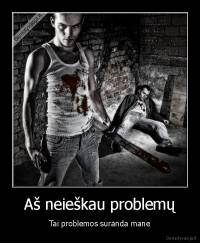 Aš neieškau problemų - Tai problemos suranda mane