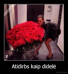 Atidirbs kaip didelė - 