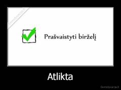 Atlikta - 